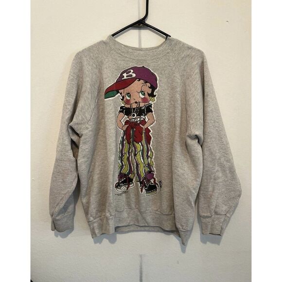 Women's Vintage Betty‎ Boop Pullover - Picture 1 of 5